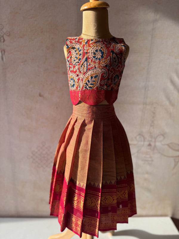 Dheerga- Crop top and skirt
