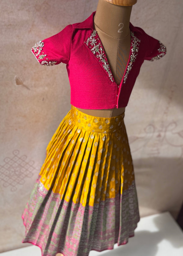 Esha - Crop Top and Skirt Occasion Edit