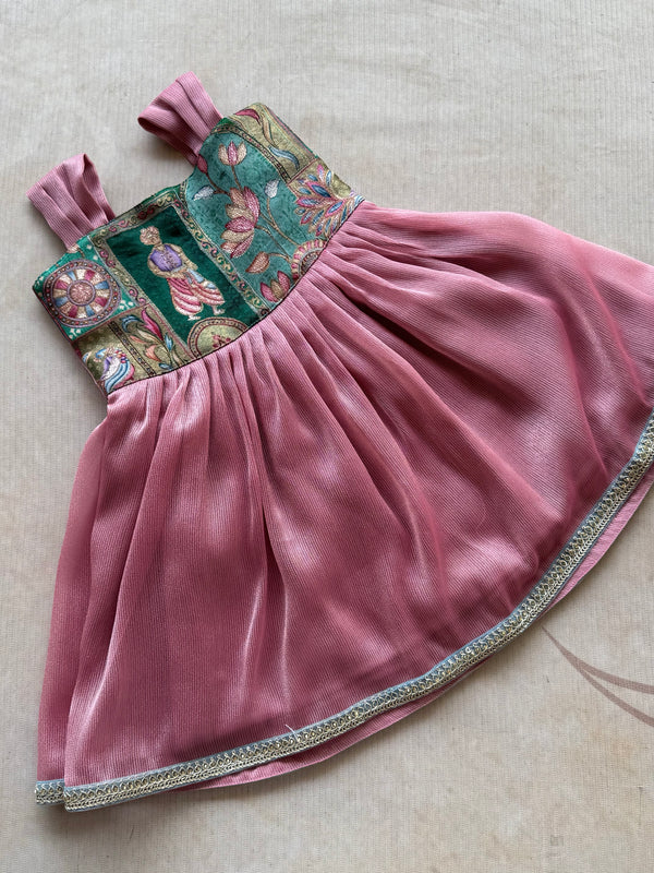 Kids Goergette Banarasi Dress