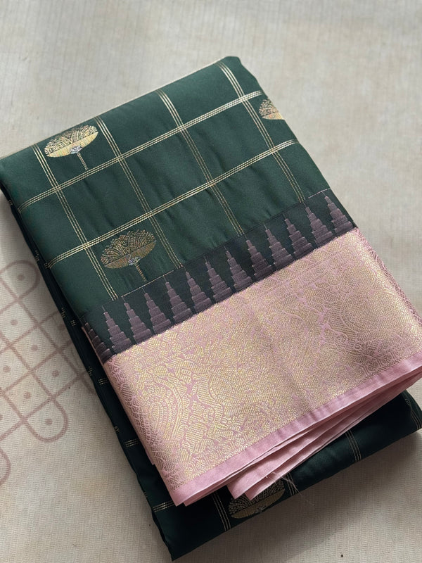 Semi Kanchi Silk Saree