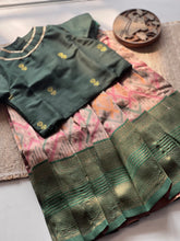 Pochampally Crop top and skirt - Diwali Collection Express