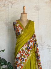 Vamika - Mangalagiri Pure Silk Gap Border Saree