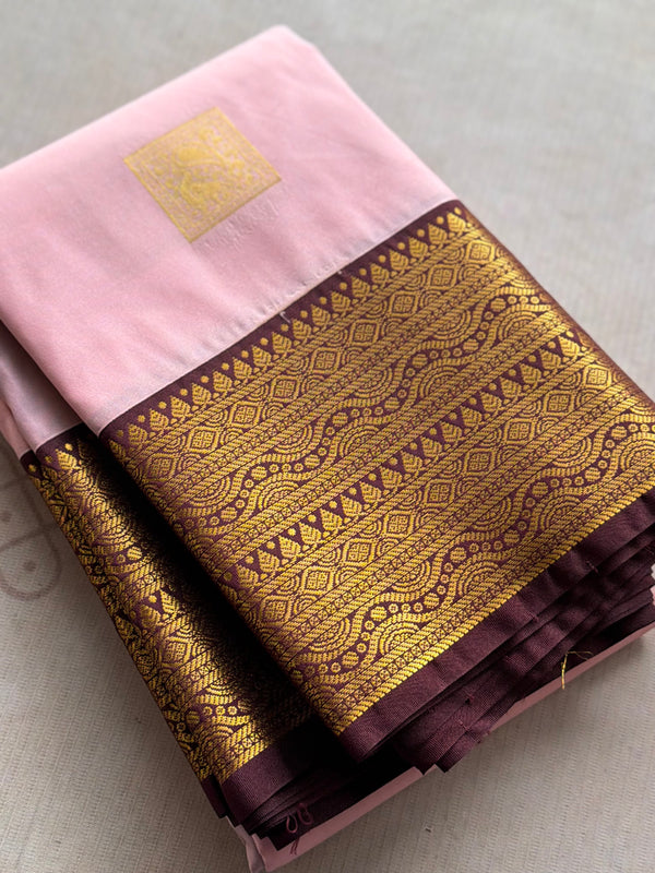 Semi Kanchi Silk Saree