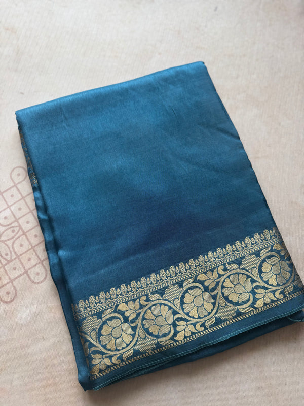 Dola Silk Zari Border Saree