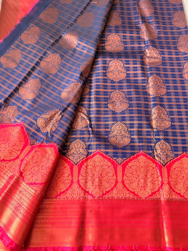 Semi Kanchi Silk Saree