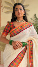 Diva X Madras Kattam Cotton Saree