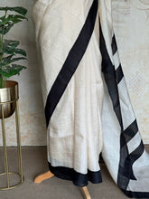 Chaitra - Pure Tussar Block Printed Saree