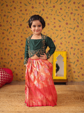 Kids Crop Top and Skirt - Pongal Collection