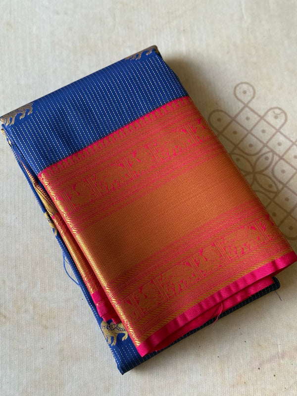 Semi Kanchi Silk Saree