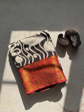 Mangalgiri Pen Kalamkari Saree