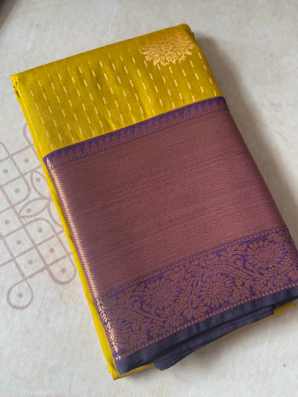 Semi Kanchi Silk Saree