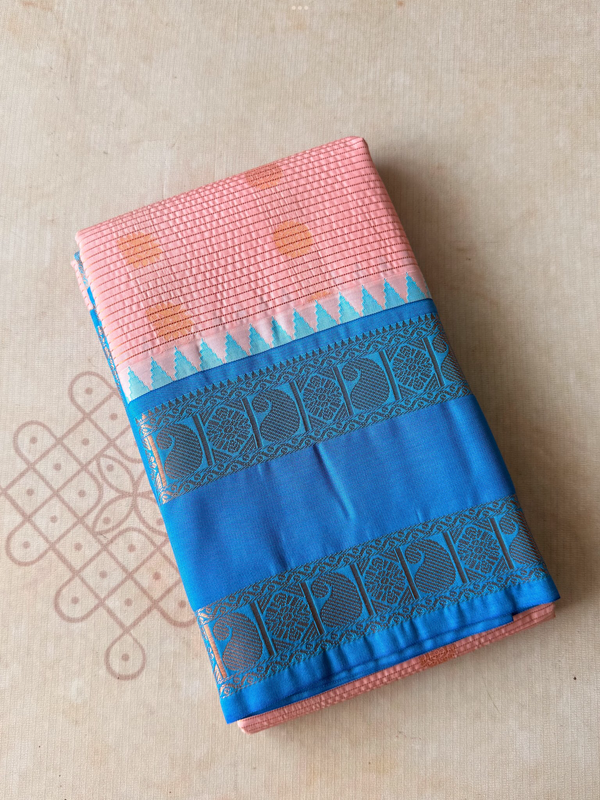 Semi Kanchi Silk Saree