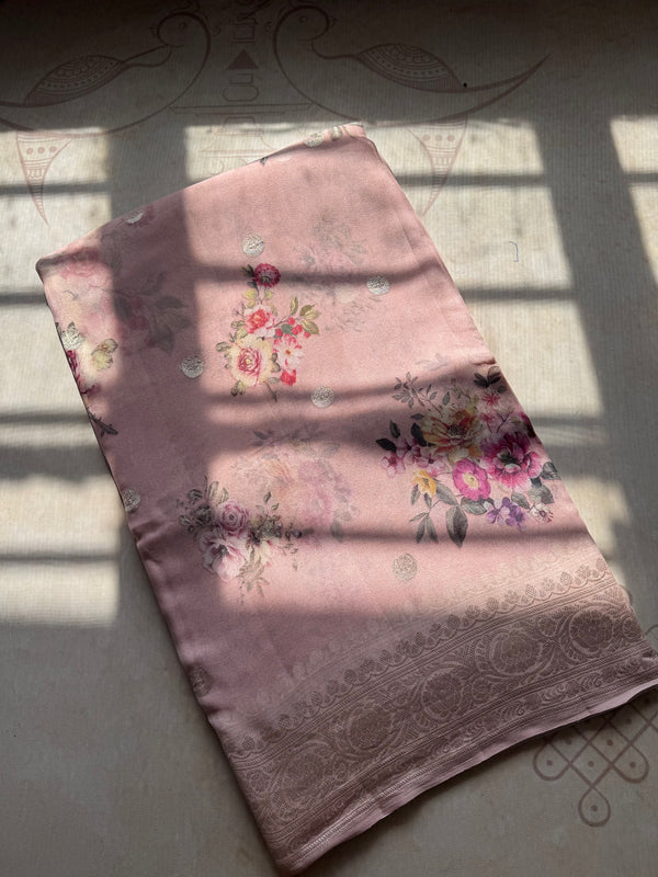 Pure Floral Khaddi Georgette