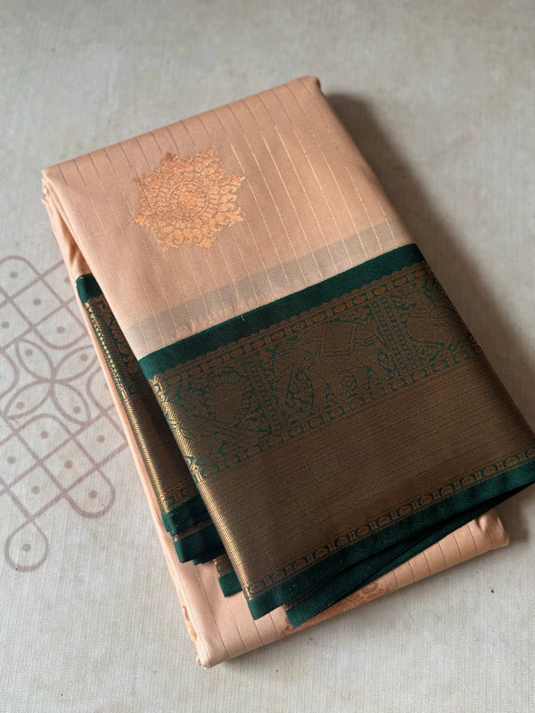 Semi Kanchi Silk Saree