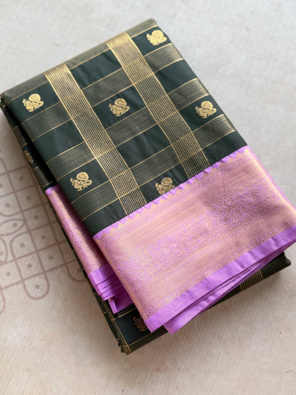 Semi Kanchi Silk Saree