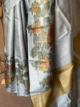 Hamsini - Pure Tussar Hand Painted Saree