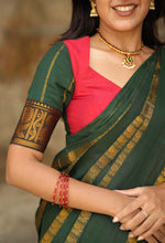 Janaki Sungudi Cotton Saree – Handcrafted Madurai Sungudi Saree in Soft Cotton