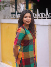 Kadhambam - Madras Checks Co-ord Set