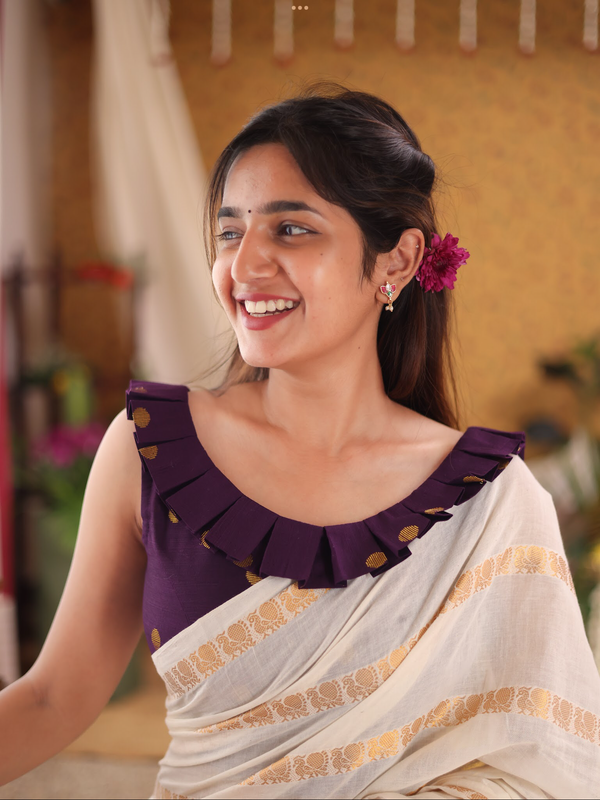 Raw Silk Blouse