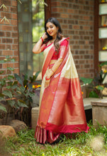 Semi Kanchi Silk Saree - onam edit