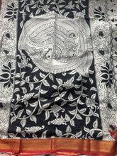 Mangalgiri Pen Kalamkari Saree