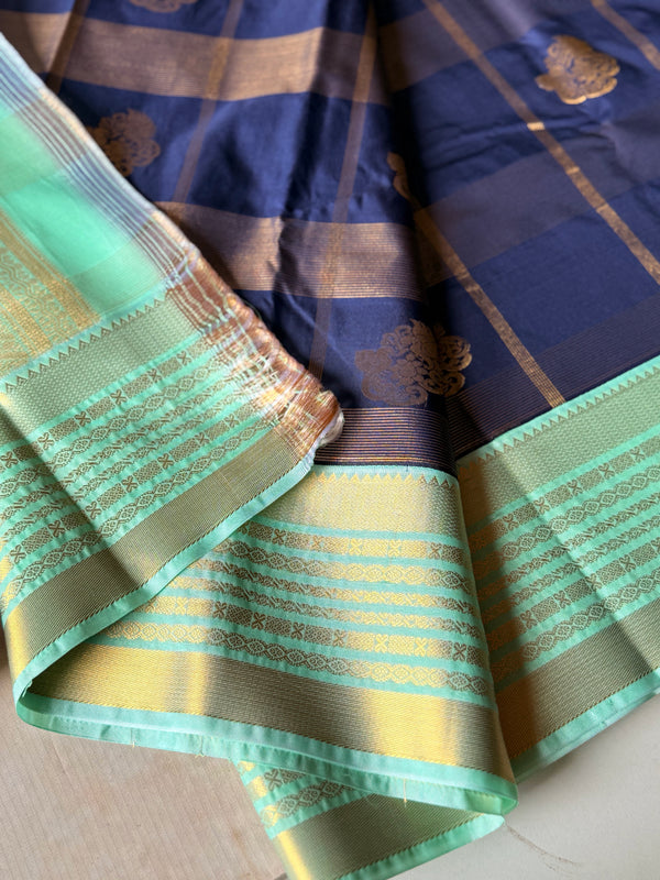 Semi Kanchi Silk Saree