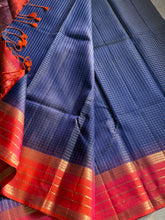 Pure Kanjivaram Soft Silk Saree – Pattani Kattam with Varisai Petta Border | Vintage Edition