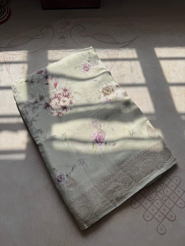 Pure Floral Khaddi Georgette