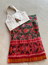 Patola Skirt With Sequence Embroidery Top