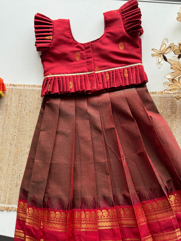 Bodice Skirt With Crop top- Diwali Collections