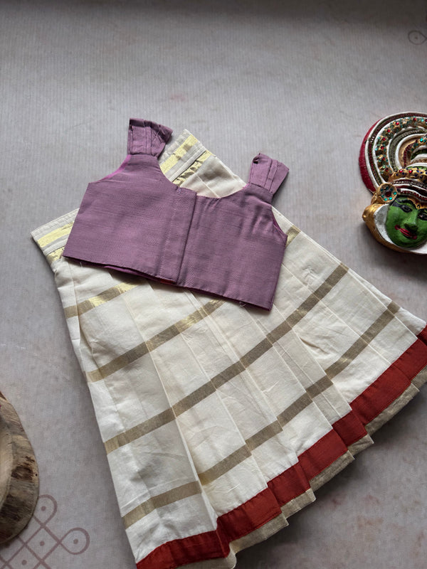 Yumi - Crop top and Skirt Onam Collection