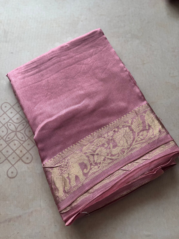 Dola Silk Zari Border Saree