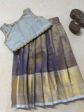 Glass Tissue Crop top and skirt  - Festive Styles