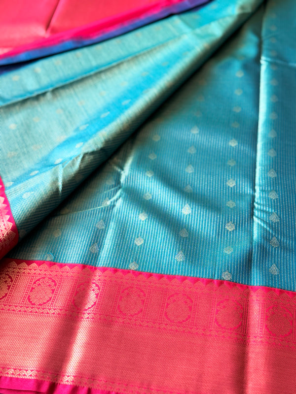 Semi Kanchi Silk Saree