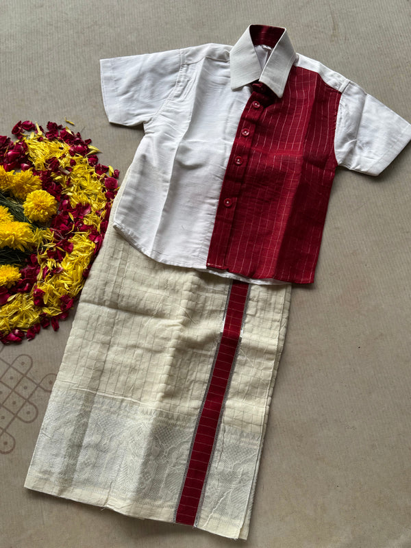 Boys Dhoti and Shirt - Onam Edit Express