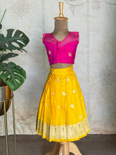 Banarasi Crop Top And Skirt