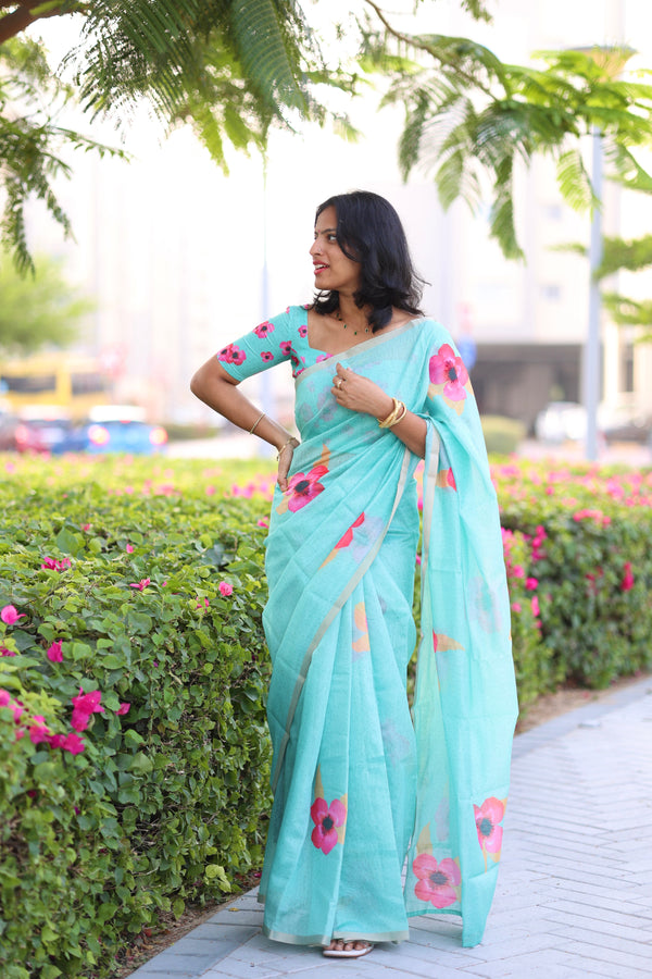 Shriya - Ice Blue