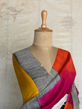 Chaitra - Pure Tussar Block Printed Saree