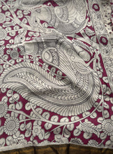 Mangalgiri Pen Kalamkari Saree