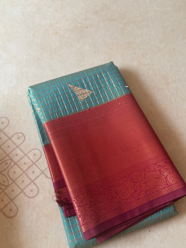 Semi Kanchi Silk Saree