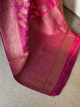 Nityasri - Ombre Khaddi Georgette Saree With Jaal Detailings