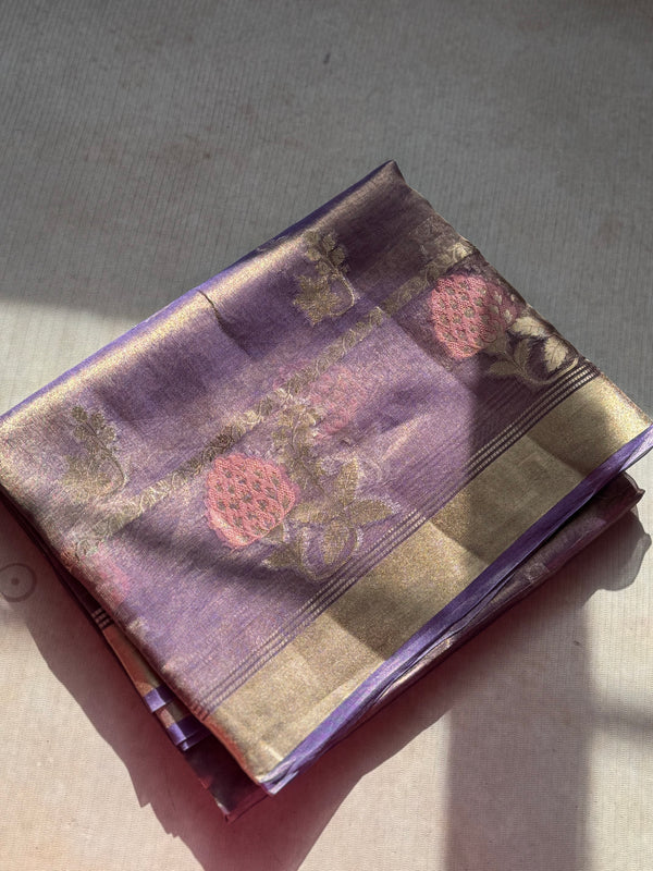 Pure Molten Gold Tissue Saree