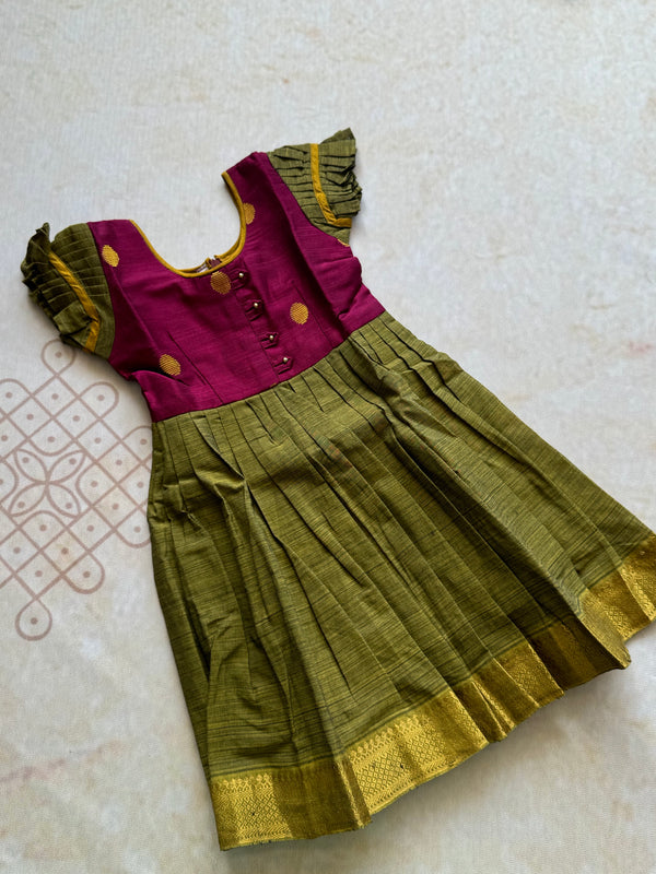 Mangalgiri Cotton Kids Frock Express