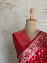 Mushru Katan Pure Banarasi Saree