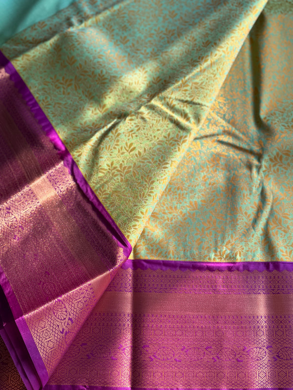 Semi Kanchi Silk Saree