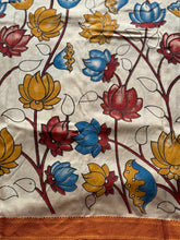 Mangalgiri Pen Kalamkari Saree