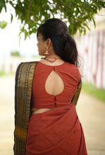 Ganika - Pure Kanchi Cotton Saree With Checks