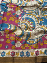 Mangalgiri Pen Kalamkari Saree