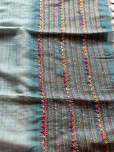 Ceya Linen Saree with Hand Floral Embroidery