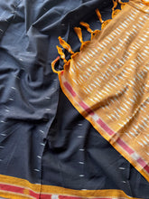 Kamazhi - Ikkat Cotton 3 Piece Suit Set – Yellow & Black